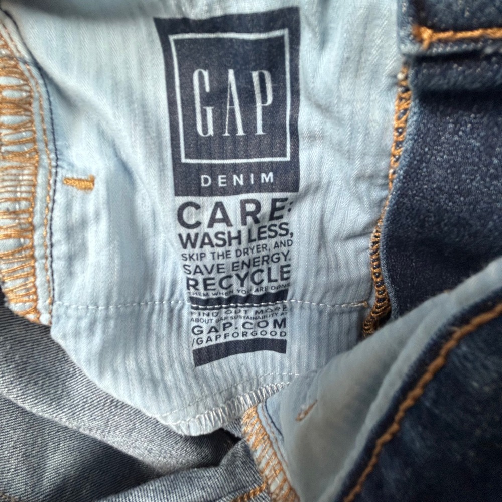 Gap Universal Jegging Sky High Rise Dark Wash Skinny Jeans Blue 25 0P Petite - Picture 7 of 9